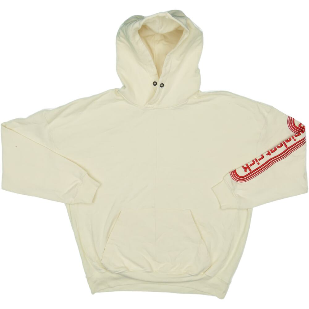 Daniel Patrick DP Retro Heavy Streetwear Spell Out Embroidered Hoodie Sweatshirt